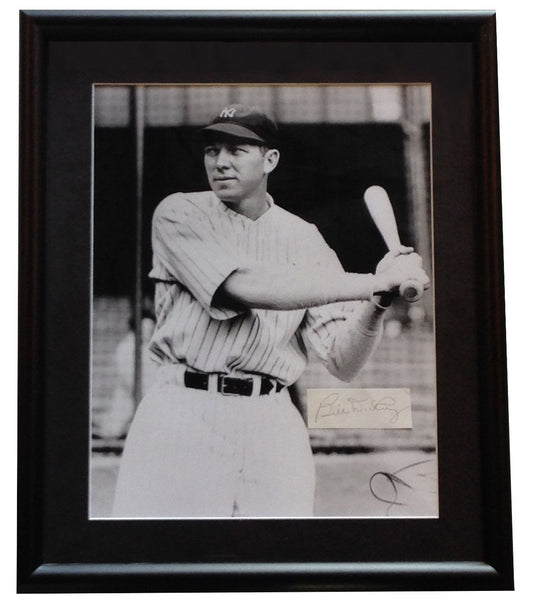 Bill Dickey Signed Yankees signed cut framed original vintage photo auto CBM COA