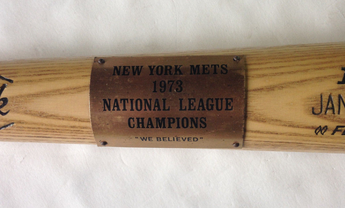 New York Mets 1973 NLCS Champions James Gallagher Big Stick baseball bat Seaver