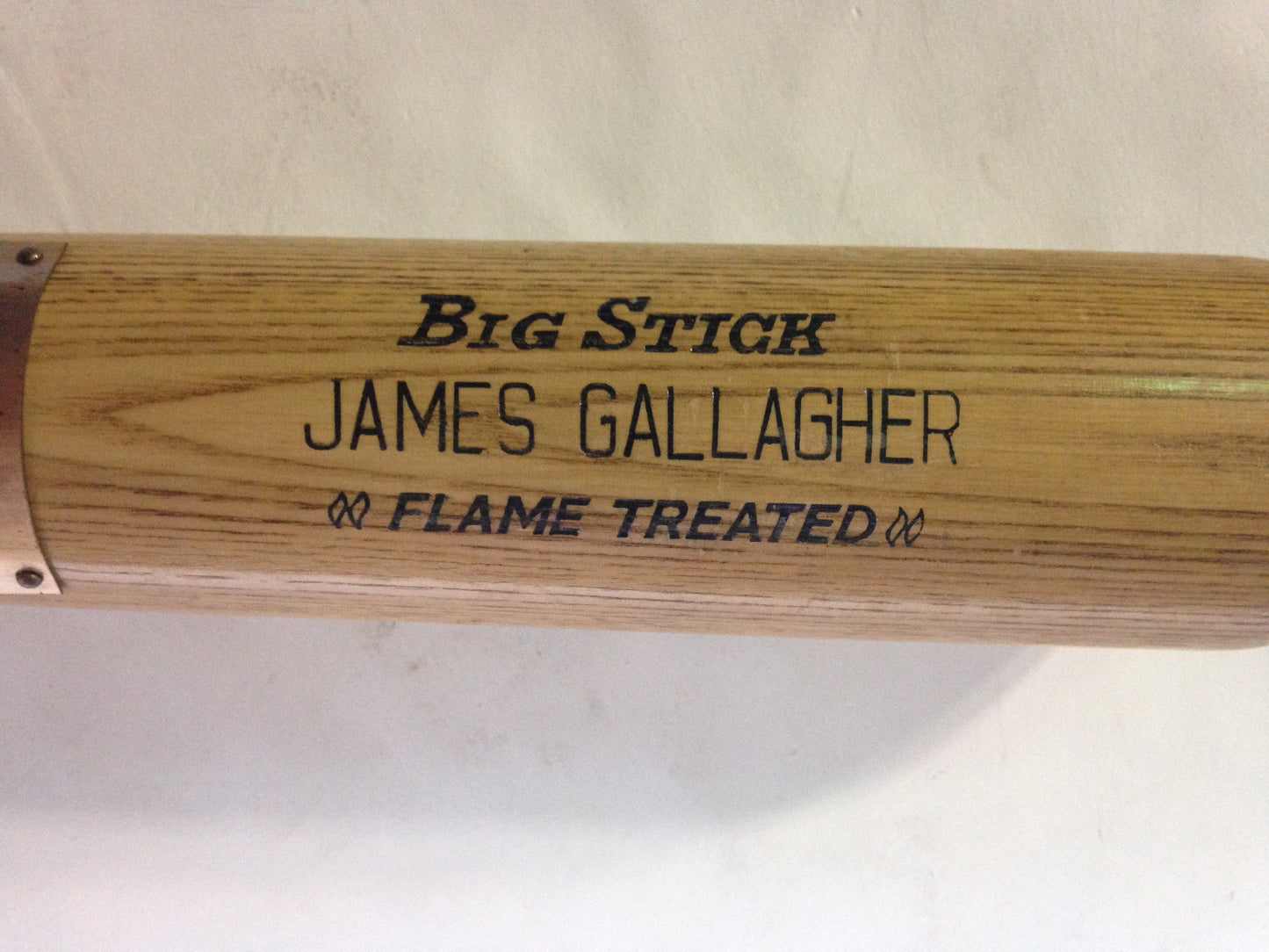 Oakland A's 1973 World Series Champions Big Stick baseball bat James Gallagher