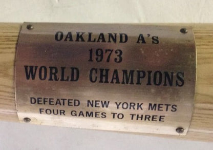 Oakland A's 1973 World Series Champions Big Stick baseball bat James Gallagher