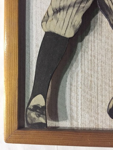 Babe Ruth Ny Yankees Wood Clock 3D Framed 11X16 1/1 original Vintage Hof
