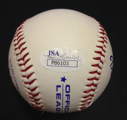 Oliver Ollie North signed baseball autograph Colonel Rare JSA COA