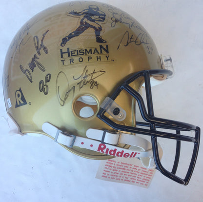 Heisman Trophy signed ProLine helmet 28 auto Barry Sanders Bo Jackson Steiner LE