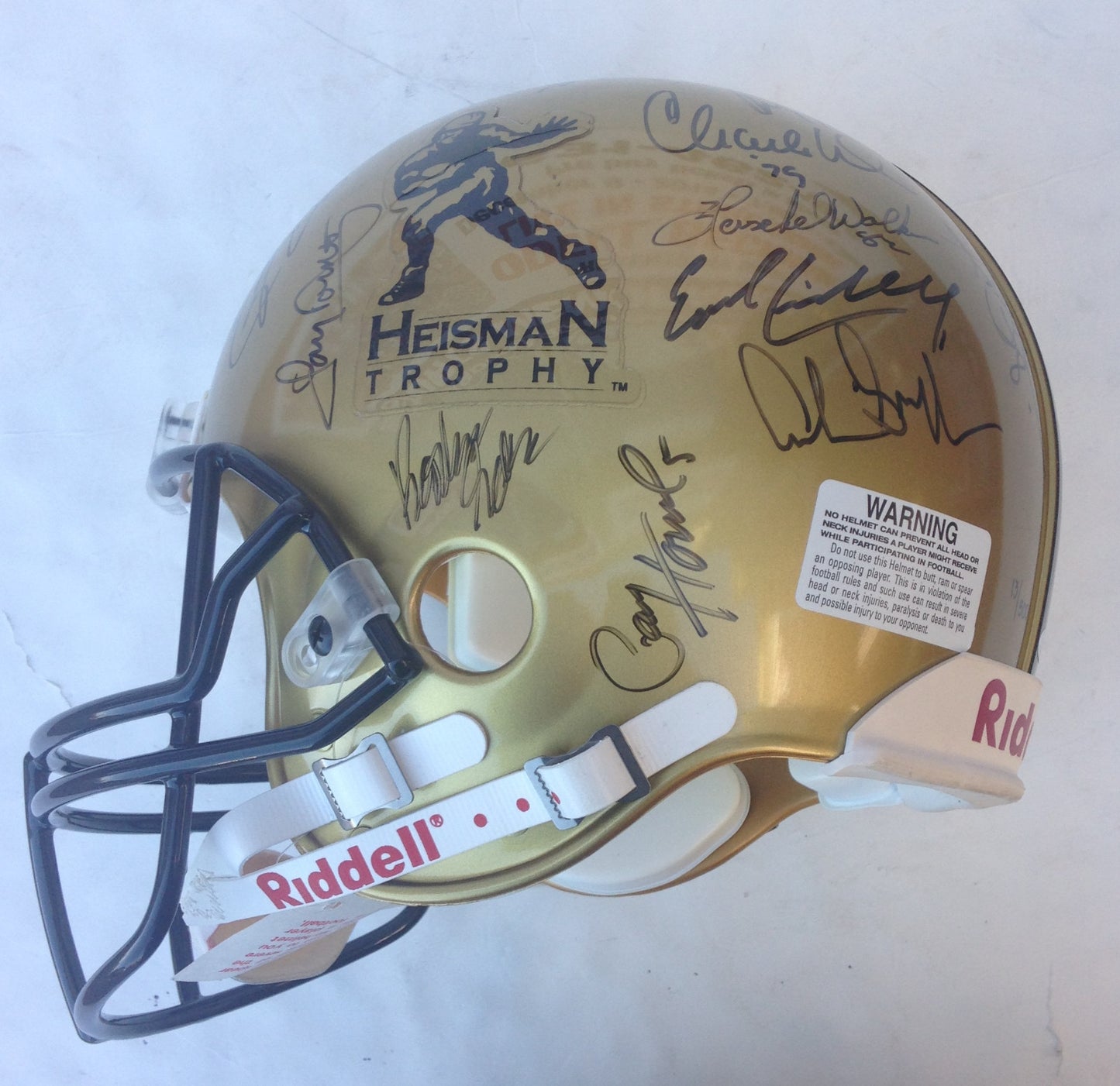 Heisman Trophy signed ProLine helmet 28 auto Barry Sanders Bo Jackson Steiner LE