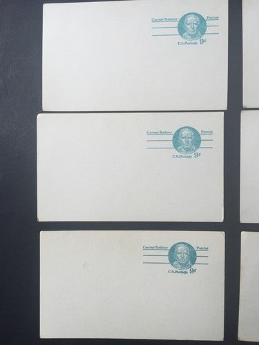 1976 Unused 9 Cent Caesar Rodney 6 Postcards Postcard Lot