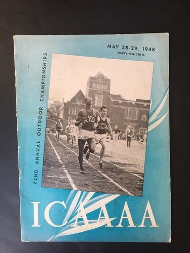 1948 Icaaaa Track And Field Championships Program Triborough Stadium New York