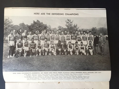 1948 Icaaaa Track And Field Championships Program Triborough Stadium New York