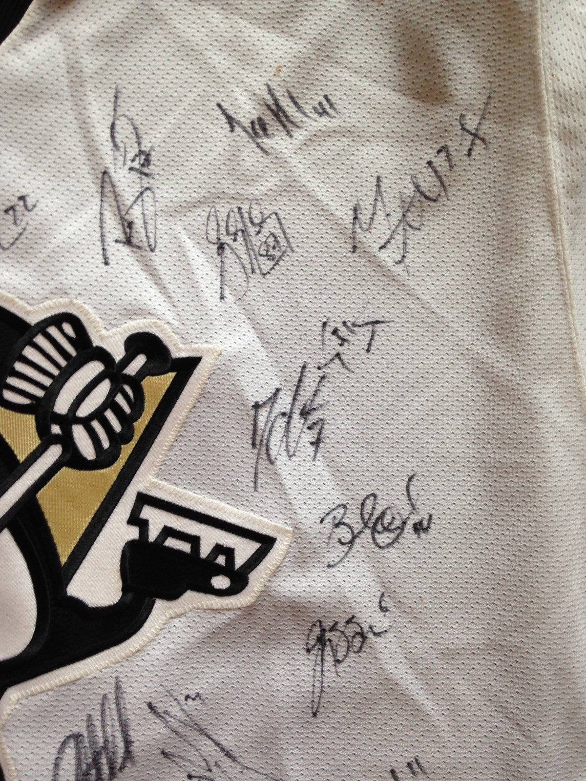Pittsburgh Penguins 2006 07 team signed Sidney Crosby Practice jersey Auto Jsa