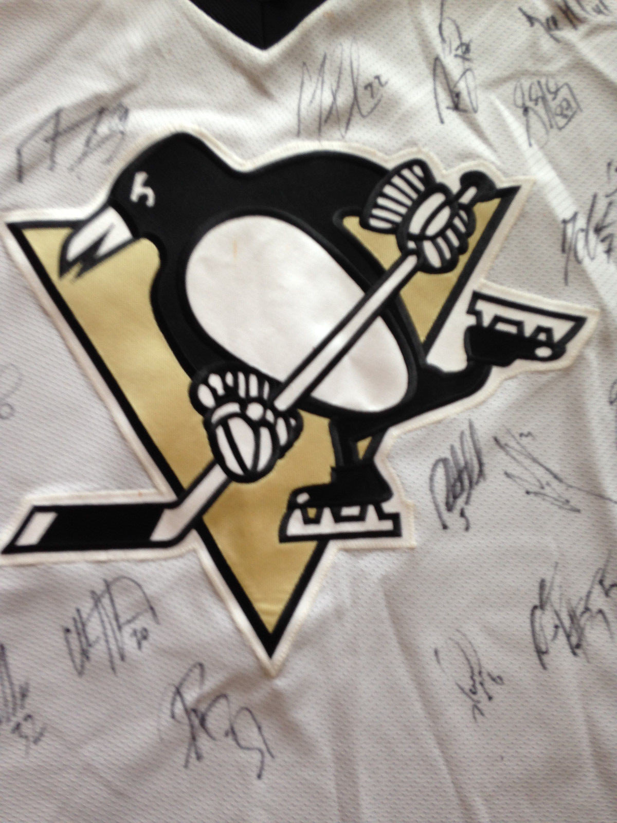Pittsburgh Penguins 2006 07 team signed Sidney Crosby Practice jersey Auto Jsa