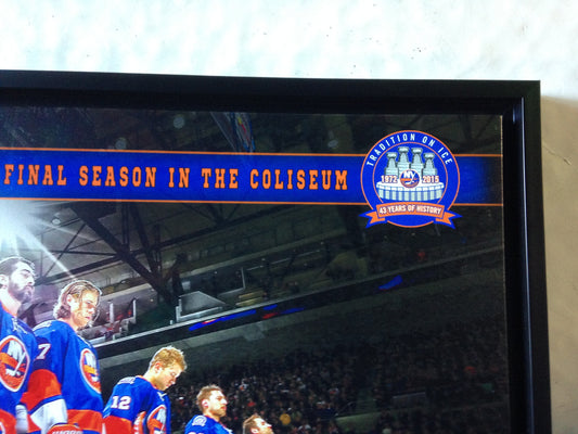 New York Islanders Final Season Coliseum framed canvas John Tavares