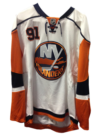 John Tavares signed Reebok CCM authentic Islanders jersey auto fight strap jsa