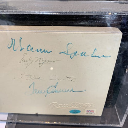 300 Win Pitching Rubber Signed Tom Seaver Nolan Ryan Spahn Auto Psa /300 & Case