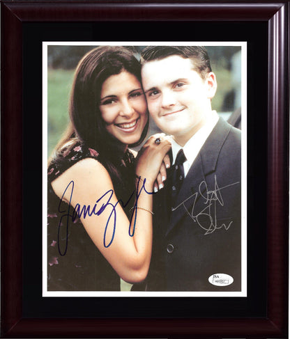 Jamie Lynn Sigler Robert Iler signed 8x10 Sopranos photo framed auto JSA COA