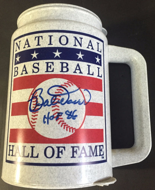Bobby Doerr & Brooks Robinson Signed hof Mug Ins HOF 83 & 86 cbm COA autograph