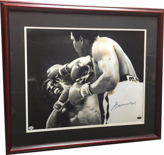 Muhammad Ali Signed 16x20 Framed Photo Vs. Spinks LE /50 Steiner COA Auto