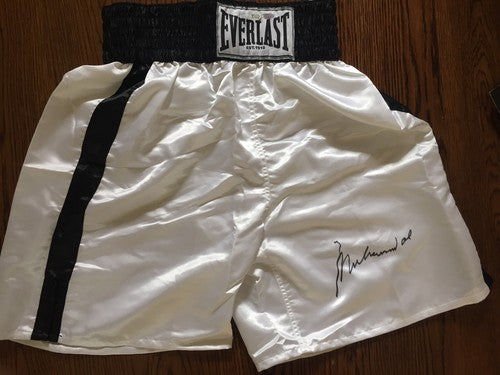 Muhammad Ali Everlast Boxing Trunks shorts mint Autograph Steiner Online Coa