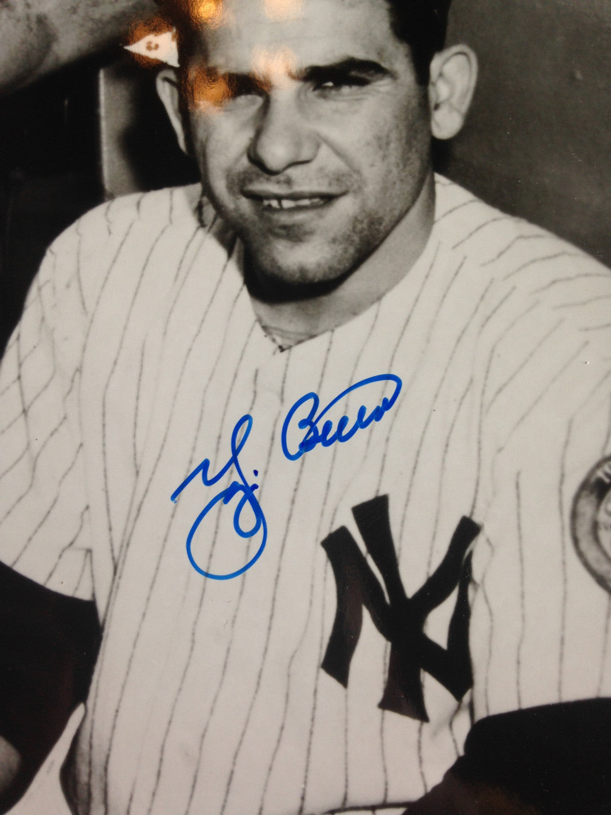 Yogi Berra Bill Dickey #8 Yankees Catchers signed 8x10 photo framed Hof Auto JSA