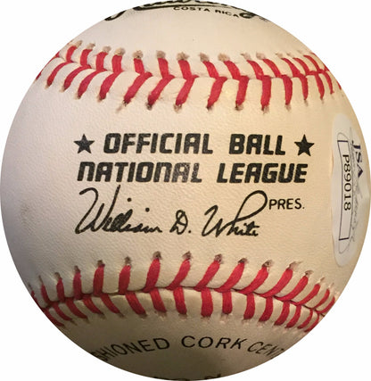 Earl Weaver Dick Williams Signed Official NL Baseball HOF Manager Auto JSA COA