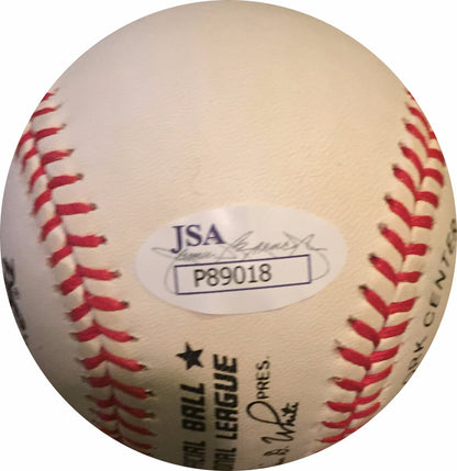 Earl Weaver Dick Williams Signed Official NL Baseball HOF Manager Auto JSA COA