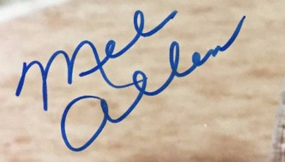 Mel Allen Signed 8x10 Photograph Yankees HOF announcer BOLD Autograph JSA COA