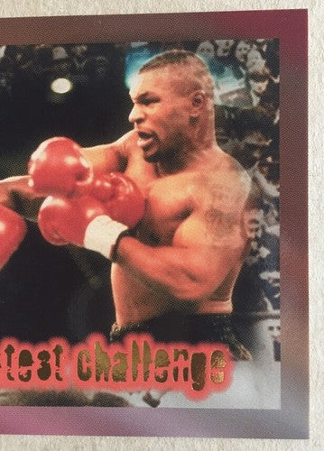 1996 RINGSIDE MIKE TYSON  Vs FRANK BRUNO SAMPLE PROMO  BOXING CARD MINT Rare