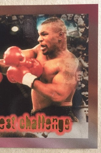 1996 RINGSIDE MIKE TYSON SAMPLE PROMO 2 BOXING CARD Lot Frank Bruno MINT Cards
