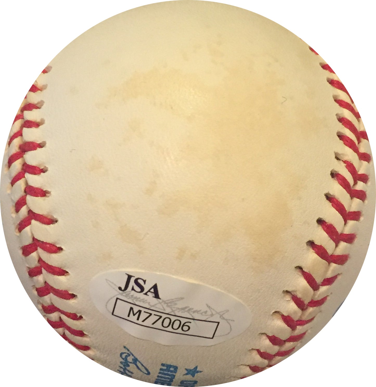 Lou Boudreau Signed Official American League Baseball HOF Indians Auto JSA COA