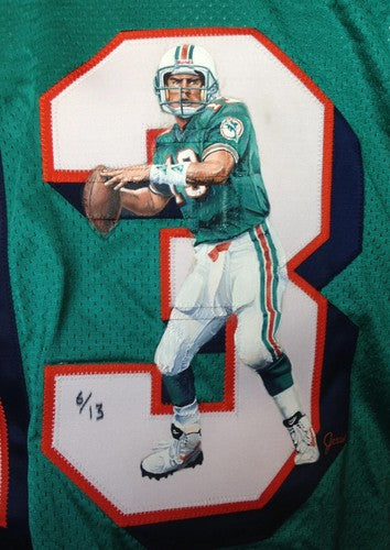 Dan Marino signed authentic hand painted Dolphins jersey auto UDA COA /13 Jessie