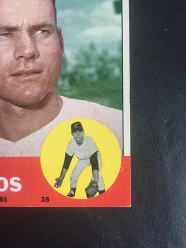 Steve Boros 1963 Topps High #532 Mint Dead Centered Nice Crisp Sharp Card Cubs