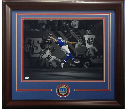 Odell Beckham Jr Signed 16x20 Spotlight Photo framed Catch Auto JSA Giants Rams