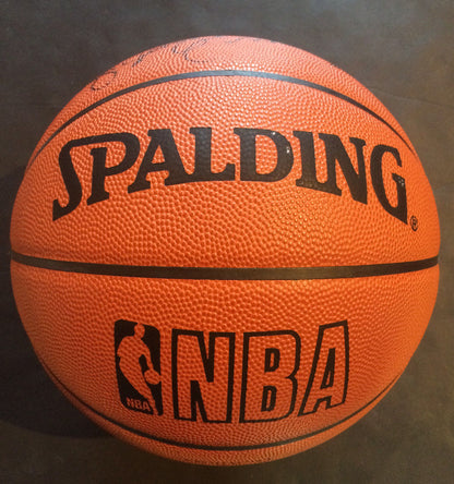 Julius Erving Nets 76ers signed NBA Pro game basketball INS Dr J auto CBM COA