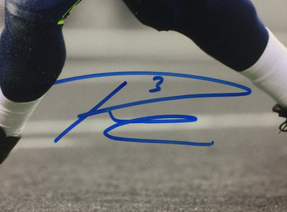 Russell Wilson signed 16x20 photo framed Seahawks coin mint autograph holo COA