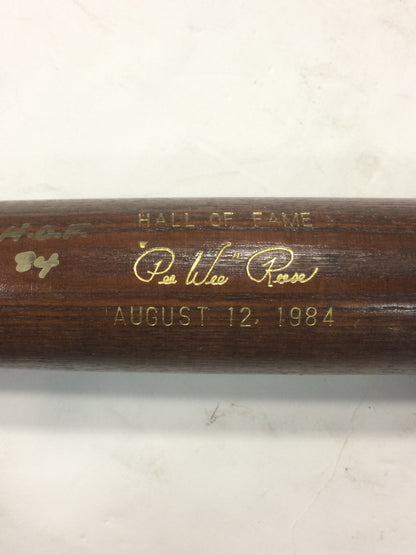 Pee Wee Reese Dodgers signed LS 100th Logo baseball bat HOF 84 Autograph JSA LOA