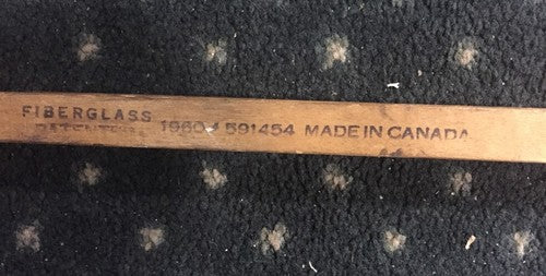 Victoriaville Olympics  1960 Canada Wood Fiberglass Hockey Stick Lefty Vintage
