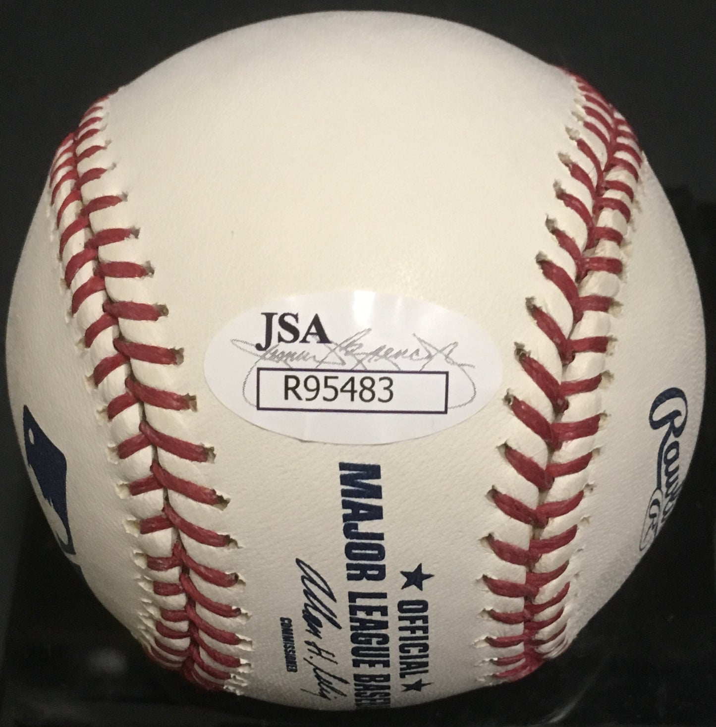 Tony Curtis Some Like it Hot actor signed official MLB Baseball auto JSA COA