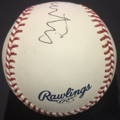 Tony Curtis Some Like it Hot actor signed official MLB Baseball auto JSA COA