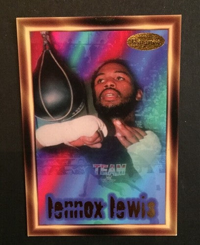 MIKE TYSON Roy Jones Jr Lennox Lewis 1996 ringside PROMO BOXING 3 CARD Set MINT