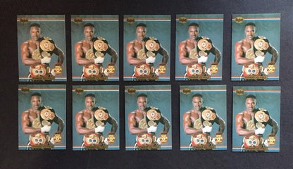 Evander Holyfield Ringlords Boxing Card #1 lot of 10 cards MINT the real deal