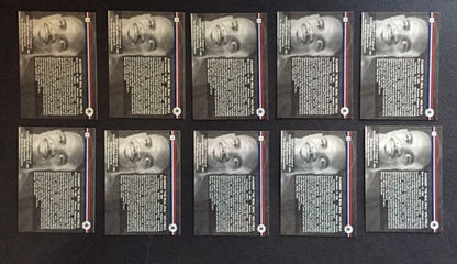 Evander Holyfield Ringlords Boxing Card #1 lot of 10 cards MINT the real deal