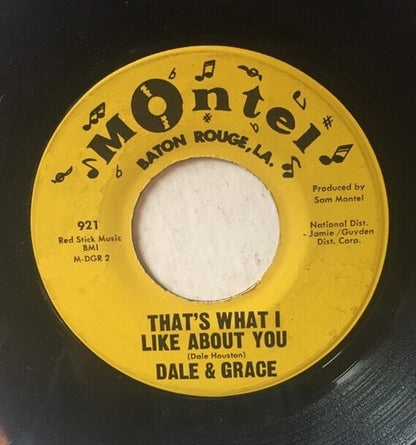 DALE & GRACE 45 "I'M LEAVING IT UP TO YOU" / "THAT'S WHAT I LIKE ABOUT YOU"
