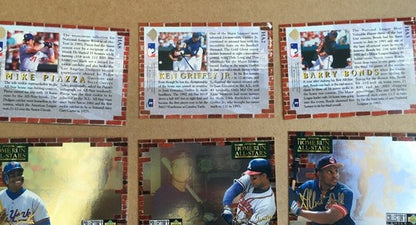 1994 Ud HOME RUN ALL STARS 8 CARD HOLOGRAM SET Coa Griffey Jr Bonds Piazza