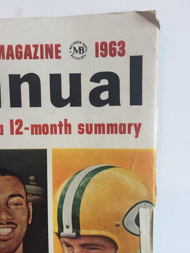 1963 SPORT ANNUAL Magazine Mickey MANTLE WILT CHAMBERLAIN LISTON