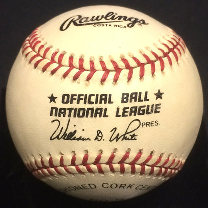 Earl Weaver Dick Williams 1973 ALCS managers signed nl baseball auto HOF CBM COA