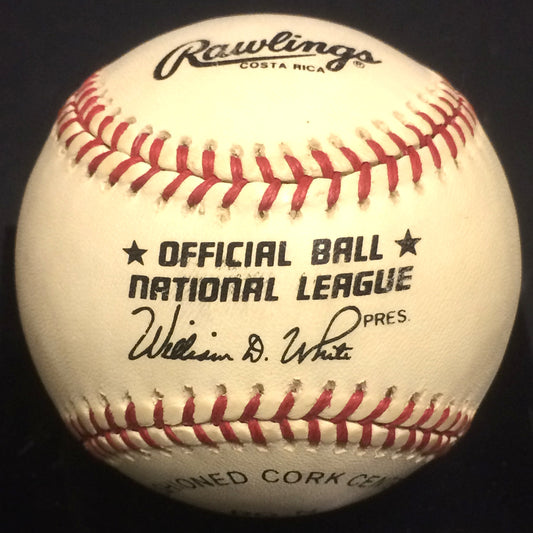 Earl Weaver Dick Williams 1973 ALCS managers signed nl baseball auto HOF CBM COA