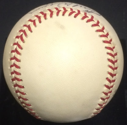 Earl Weaver Dick Williams 1973 ALCS managers signed nl baseball auto HOF CBM COA