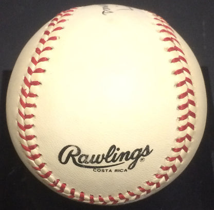 Earl Weaver Dick Williams 1973 ALCS managers signed nl baseball auto HOF CBM COA