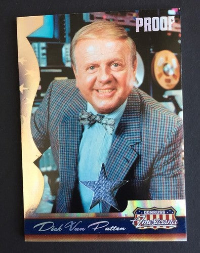 DONRUSS AMERICANA Dick Van Patten Eight Is Enough Tv SWATCH Patch / 100 PROOF Mt