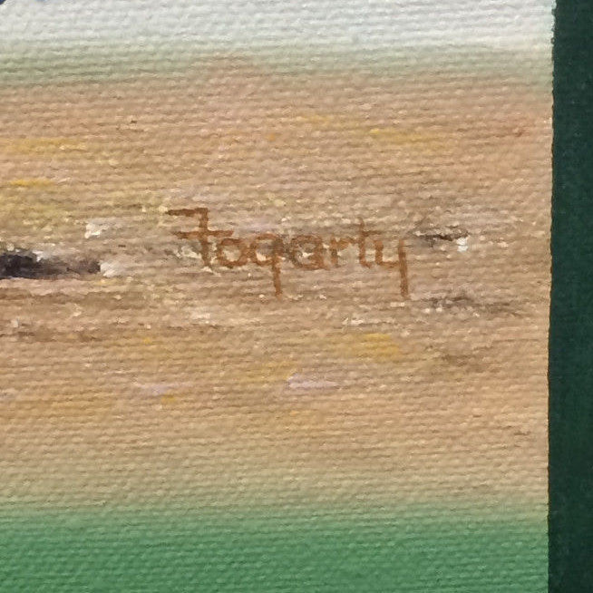Terrence Fogarty Signed Mark McGwire Canvas Original painting framed COA 1/1