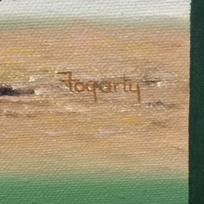 Terrence Fogarty Signed Mark McGwire Canvas Original painting framed COA 1/1