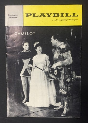 Camelot Playbill 1962 Kathryn Grayson Arthur Treacher Majestic Theatre rare